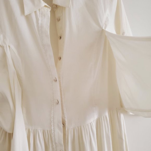 WINTER WHITE Designer DRESS **HOST 🤍🤍 PICK** BY ROBERT RODRIGUEZ - Picture 8 of 15